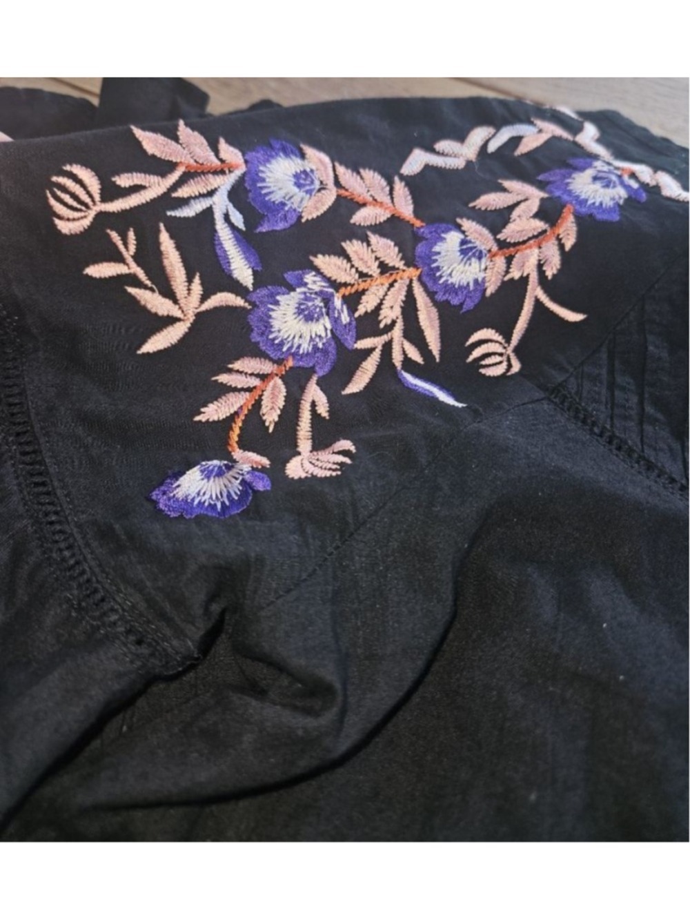 FREE PEOPLE Pavlo Babydoll Embroidered Mini Dress Size XS - Picture 6 of 7